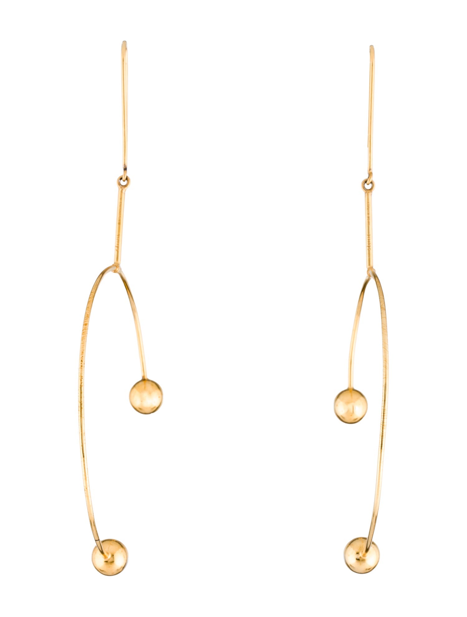 Celine Ball Hoop Earrings