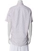 Celine Polka Dot Print Short Sleeve Shirt