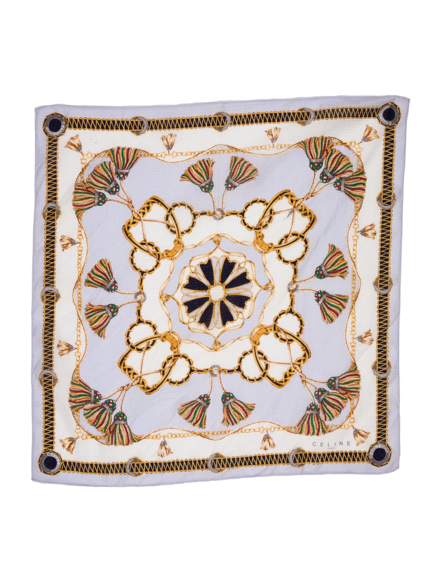 Celine Silk Printed Bandana