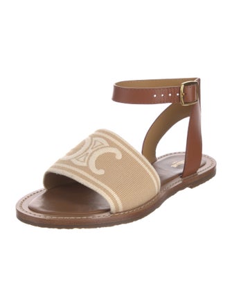 Celine Canvas Printed Sandals