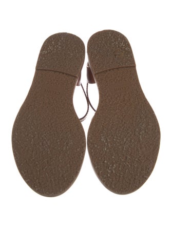 Celine Canvas Printed Sandals