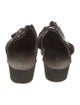 Celine Leather Tassel Accents Mules