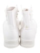 Celine Canvas Leather Trim Embellishment Sneakers