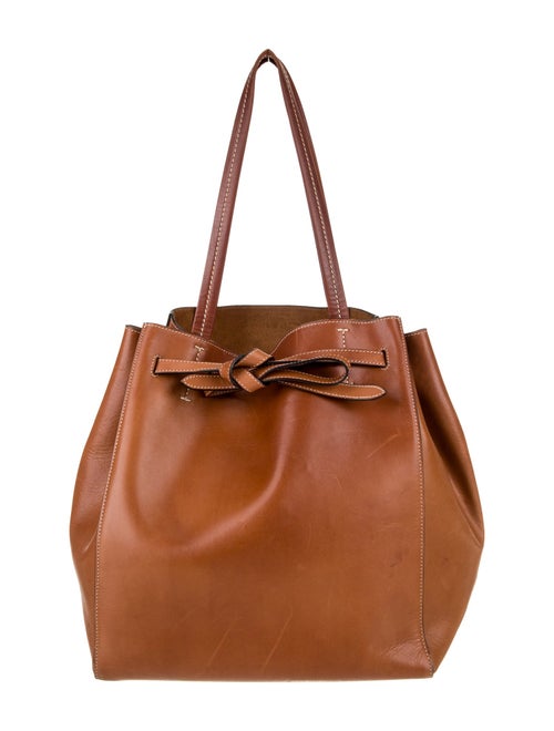 Celine Leather Cabas Phantom w/Belt Medium