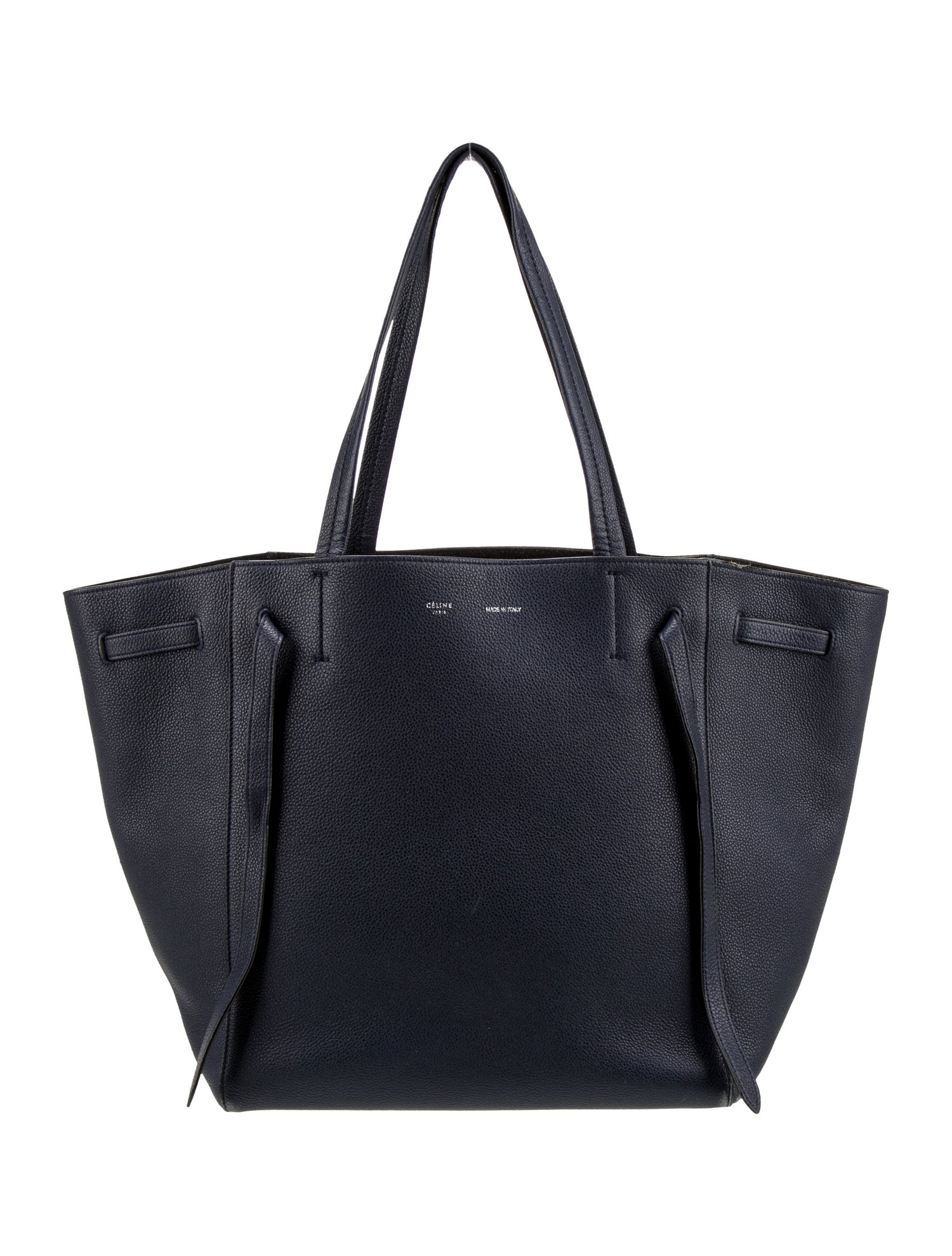 Celine Leather Cabas Phantom w/Belt Small