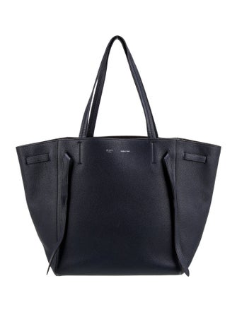 Celine Leather Cabas Phantom w/Belt Small