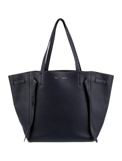 Celine Leather Cabas Phantom w/Belt Small