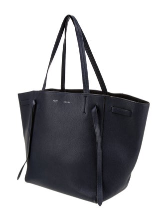 Celine Leather Cabas Phantom w/Belt Small