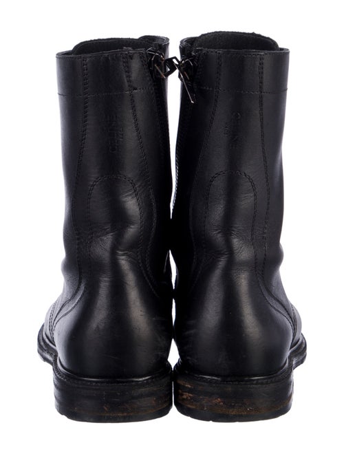Celine Leather Lace-Up Boots
