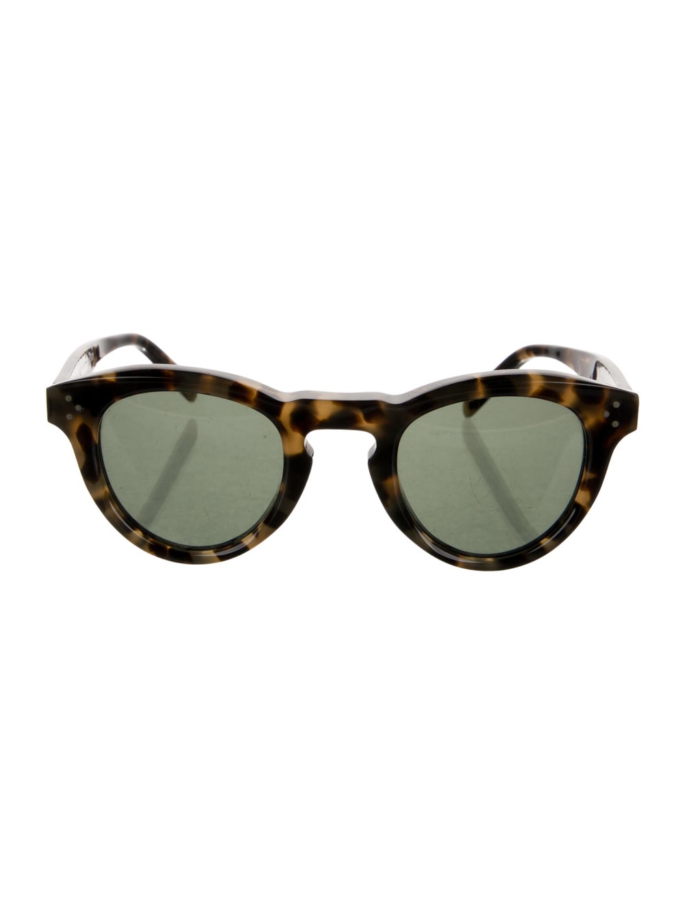 Celine Round Sunglasses Brown Tortoiseshell Aceta… - image 1