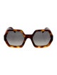 Celine Square Gradient Sunglasses