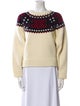 Celine Fair Isle Wool Sweater