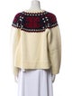 Celine Fair Isle Wool Sweater