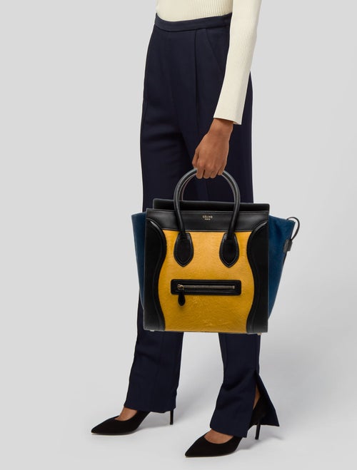 Celine Ponyhair Luggage Mini