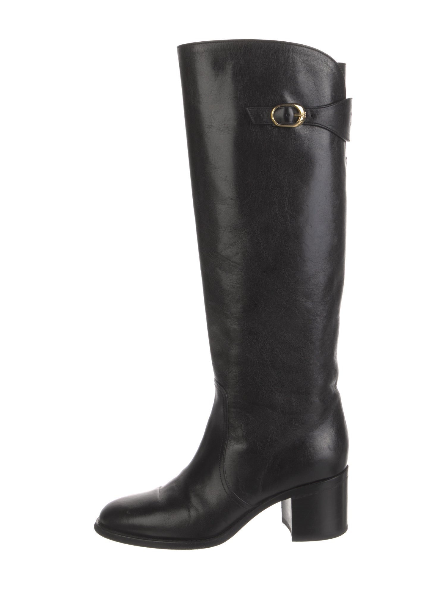 Celine Leather Riding Boots