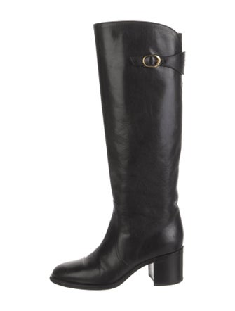 Celine Leather Riding Boots