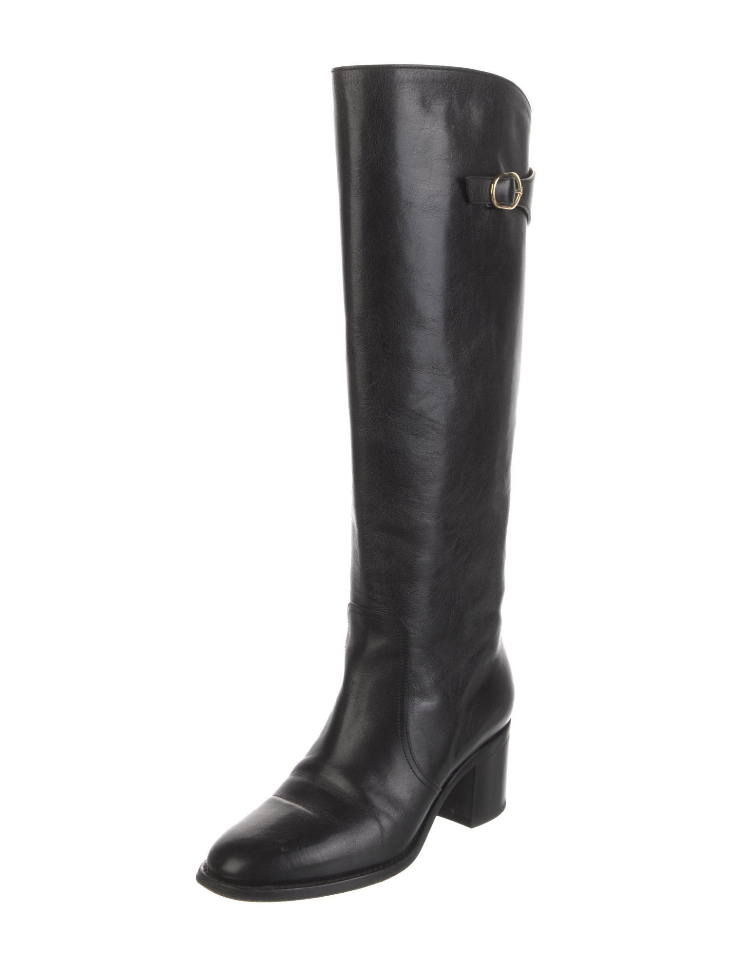 Celine Leather Riding Boots