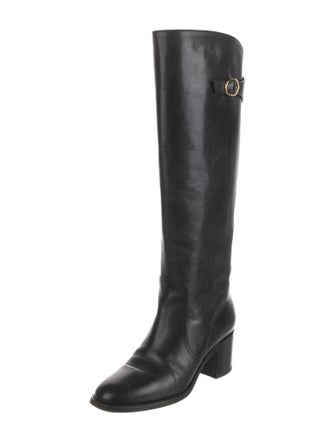 Celine Leather Riding Boots
