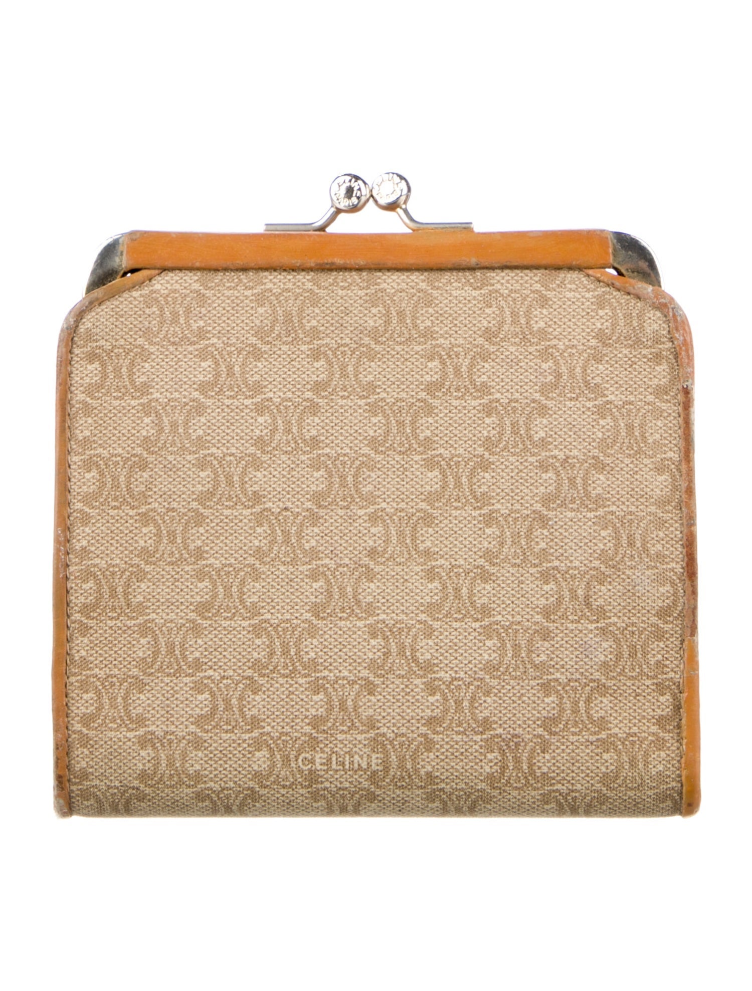 Celine Macadam French Purse Macadam Compact Wallet