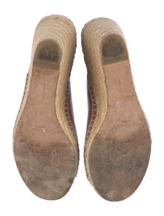 Celine Leather Espadrilles