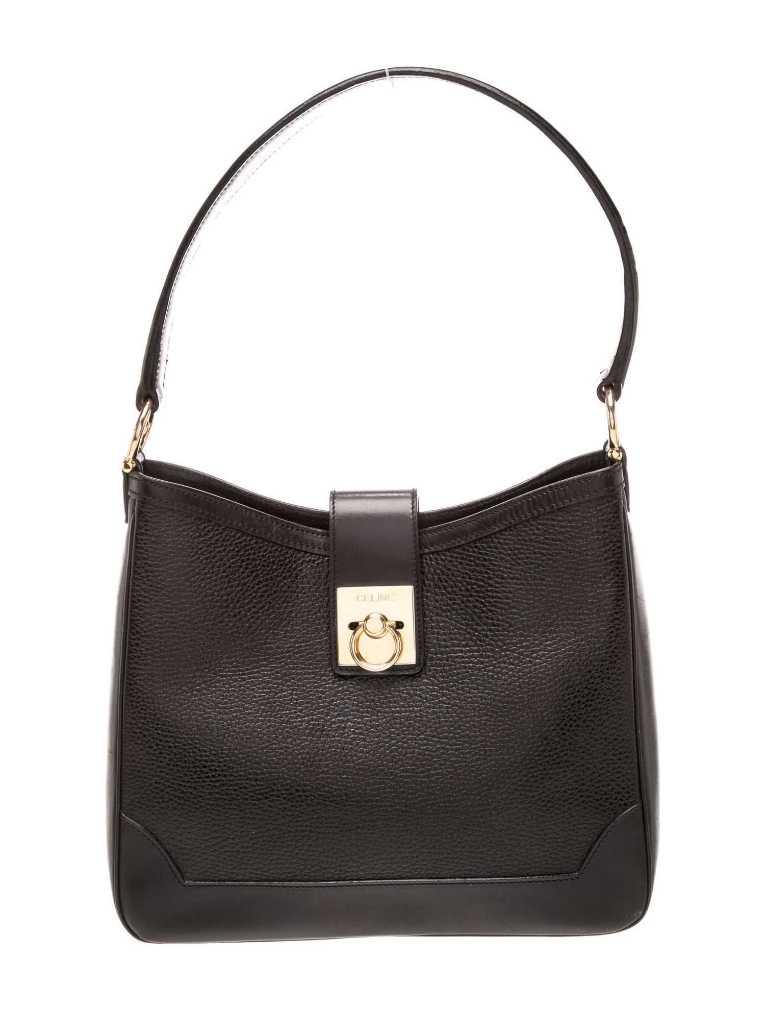 Celine Leather Shoulder Bag Vintage