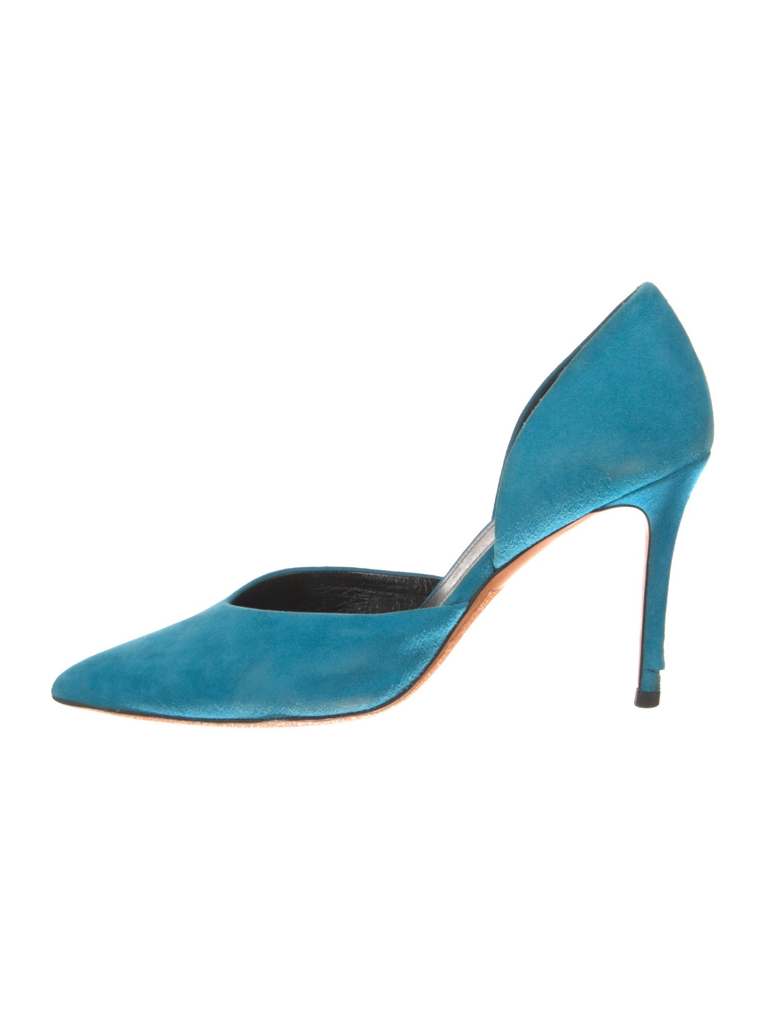 Celine Suede D'Orsay Pumps