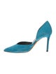 Celine Suede D'Orsay Pumps