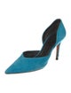 Celine Suede D'Orsay Pumps