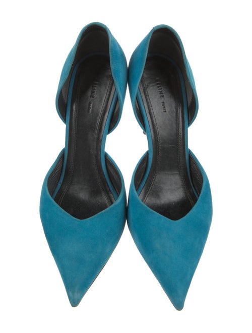 Celine Suede D'Orsay Pumps