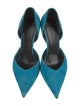 Celine Suede D'Orsay Pumps