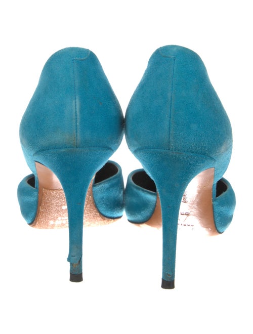 Celine Suede D'Orsay Pumps