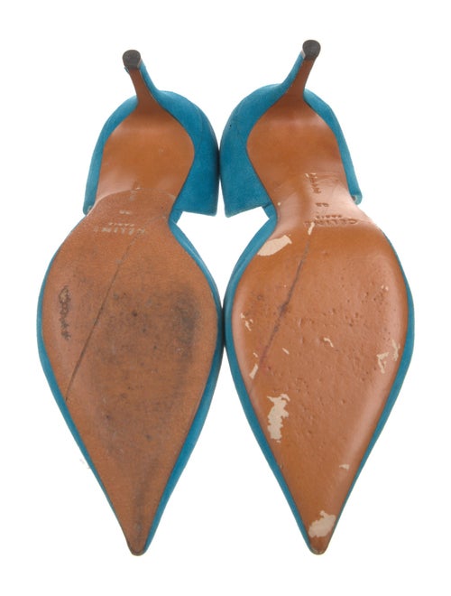 Celine Suede D'Orsay Pumps