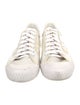 Celine Canvas Leather Trim Embellishment Sneakers