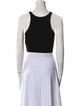 Celine Scoop Neck Sleeveless Crop Top