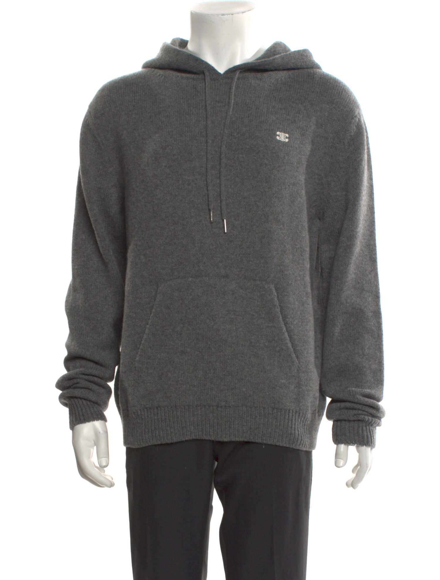 Celine Triomphe Knit Hoodie w/ Tags