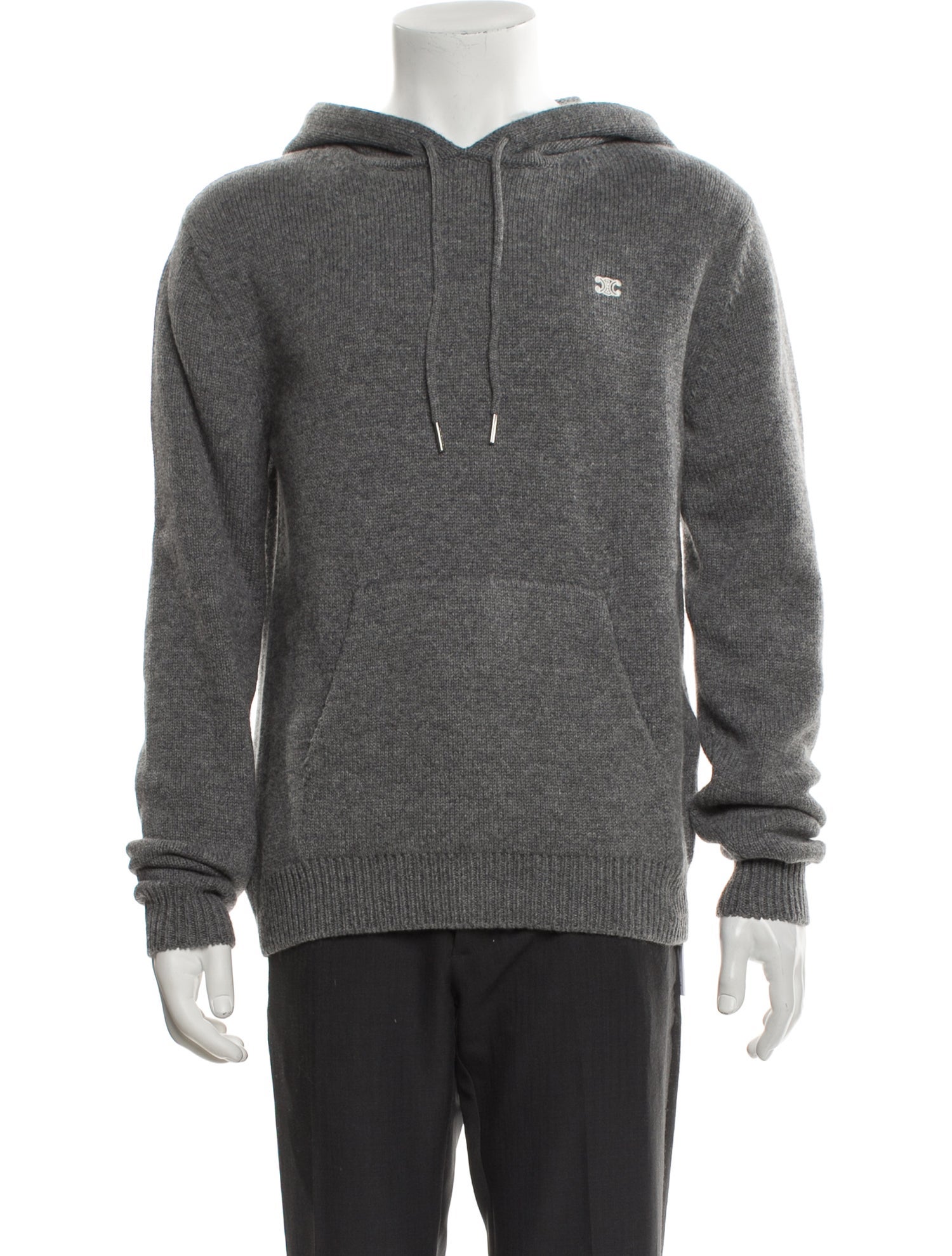 Celine Triomphe Knit Hoodie w/ Tags