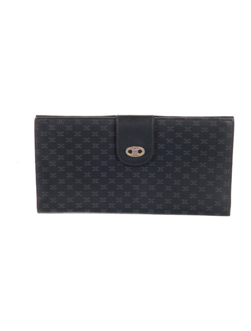 Celine Triomphe Leather Continental Wallet
