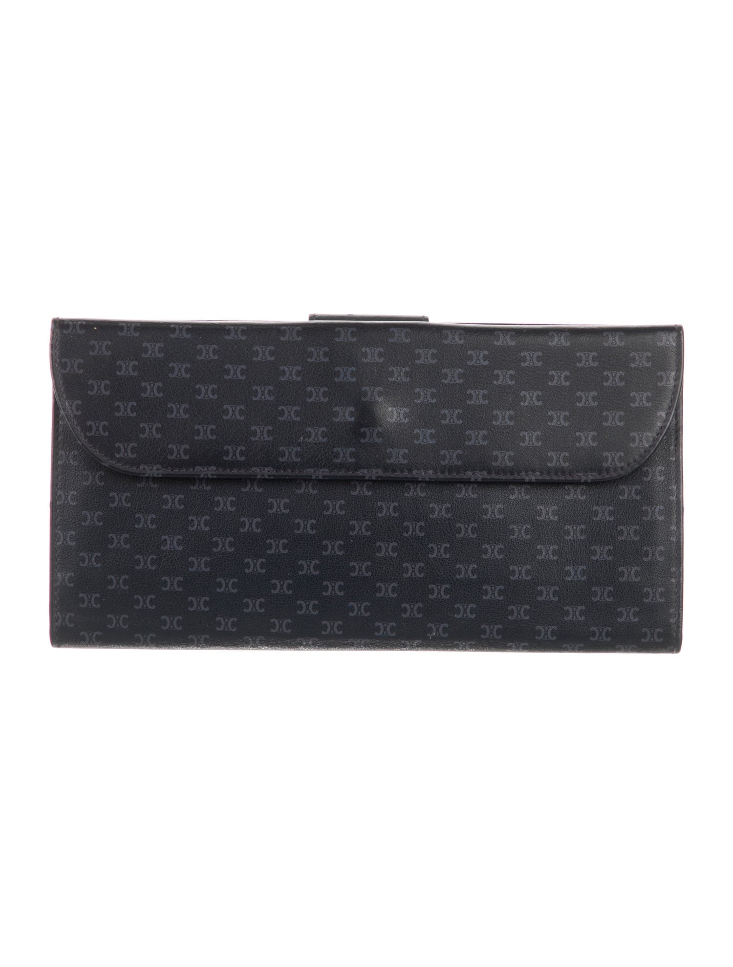 Celine Triomphe Leather Continental Wallet