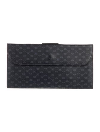 Celine Triomphe Leather Continental Wallet