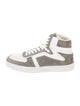 Celine Suede Colorblock Pattern Sneakers