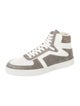 Celine Suede Colorblock Pattern Sneakers
