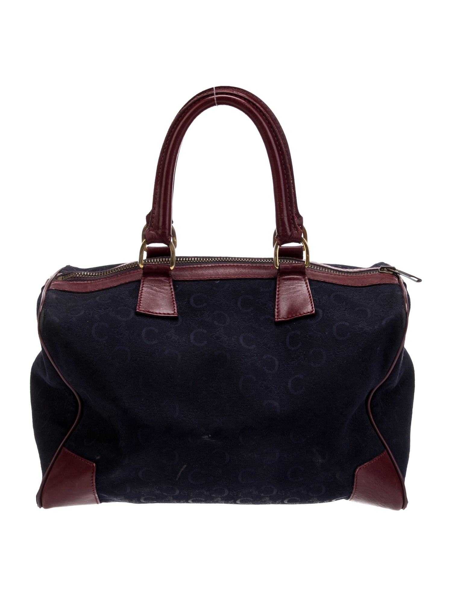 Celine Canvas Top Handle Bag Vintage