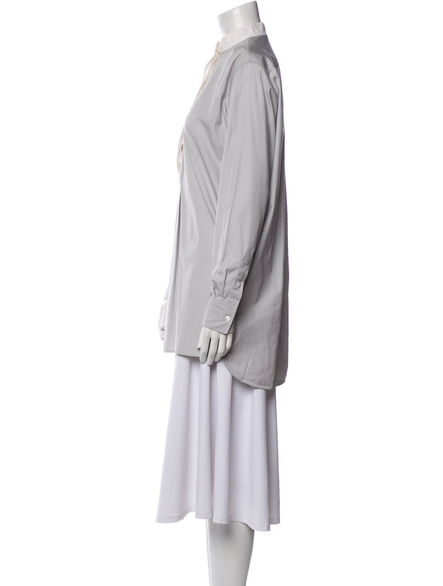 Celine Mock Neck Long Sleeve Tunic