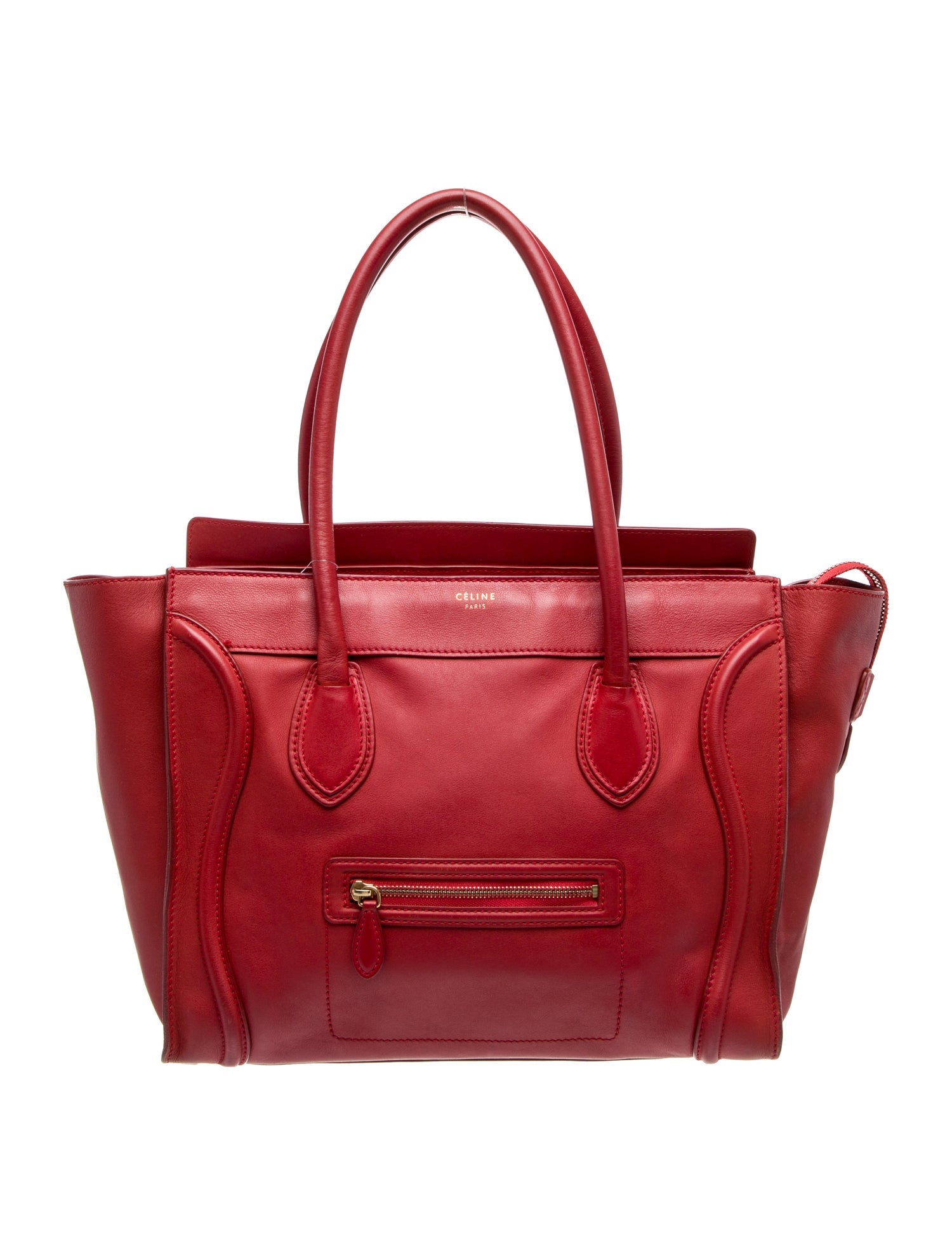 Celine Leather Shoulder Luggage