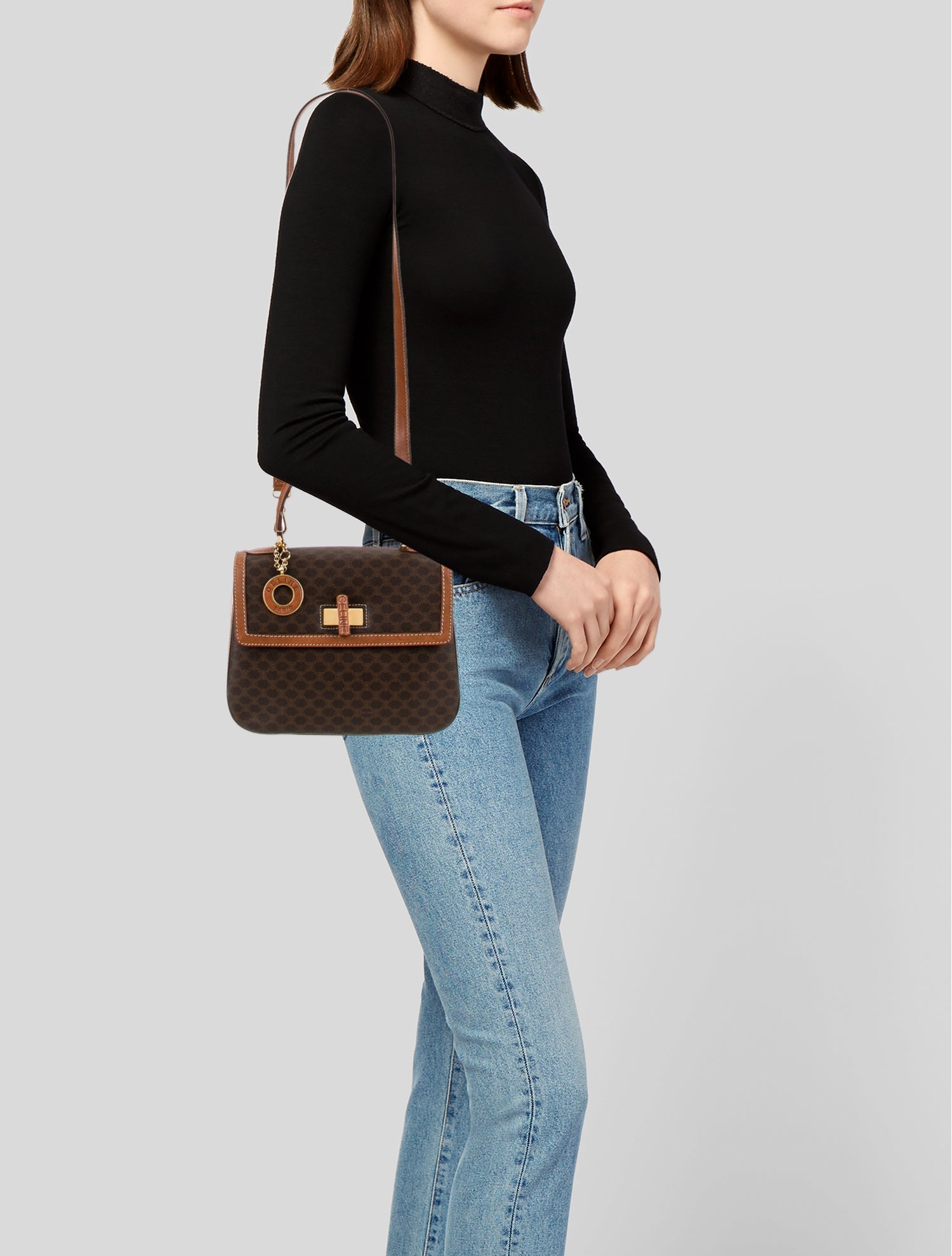 Celine Macadam Top Handle Bag