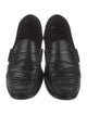 Celine Embossed Leather Dress Loafers