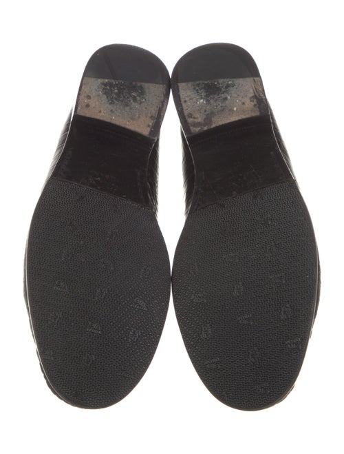 Celine Embossed Leather Dress Loafers