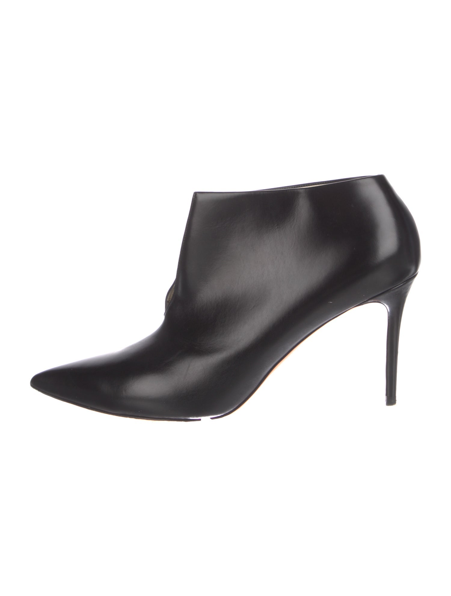 Celine Leather Cutout Accent Boots