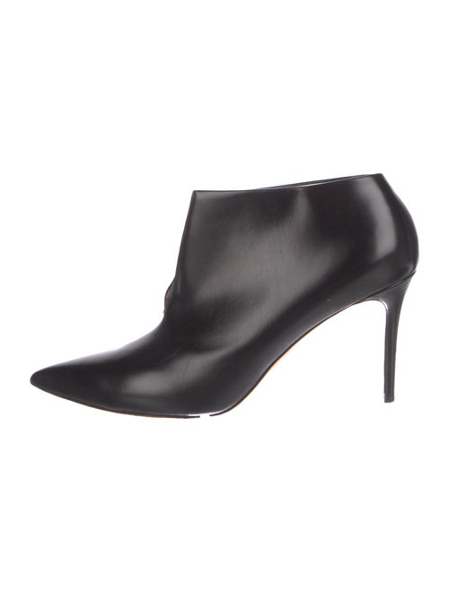 Celine Leather Cutout Accent Boots