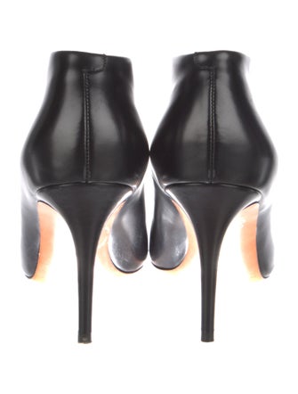 Celine Leather Cutout Accent Boots